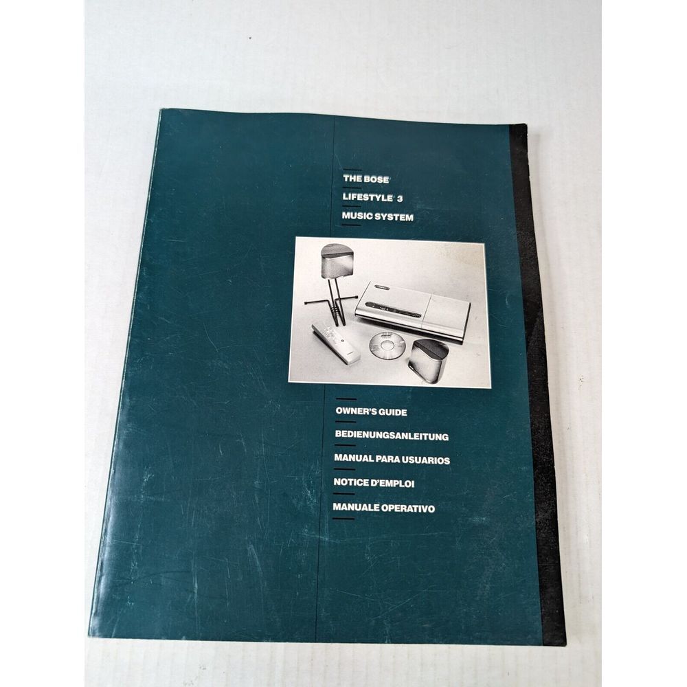 Bose Lifestyle‎ 3 Original Owners Manual